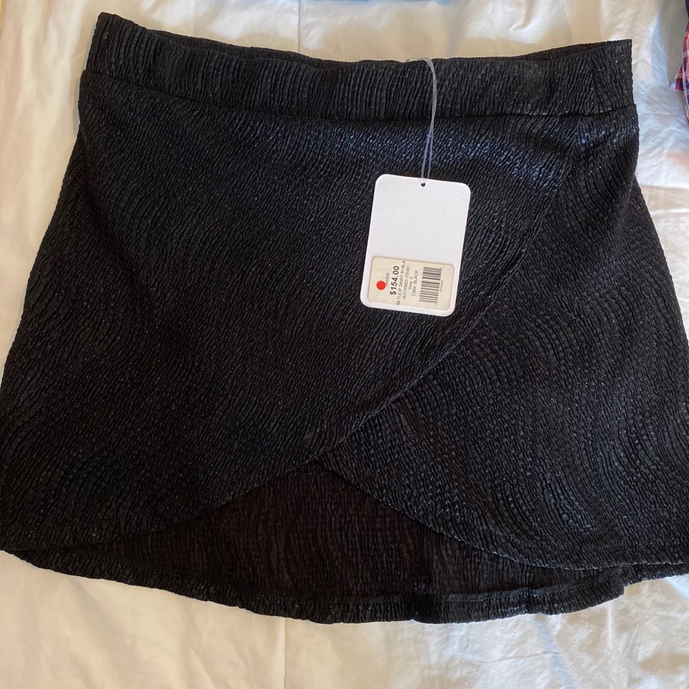 NWT Black Alexis Mini Skirt